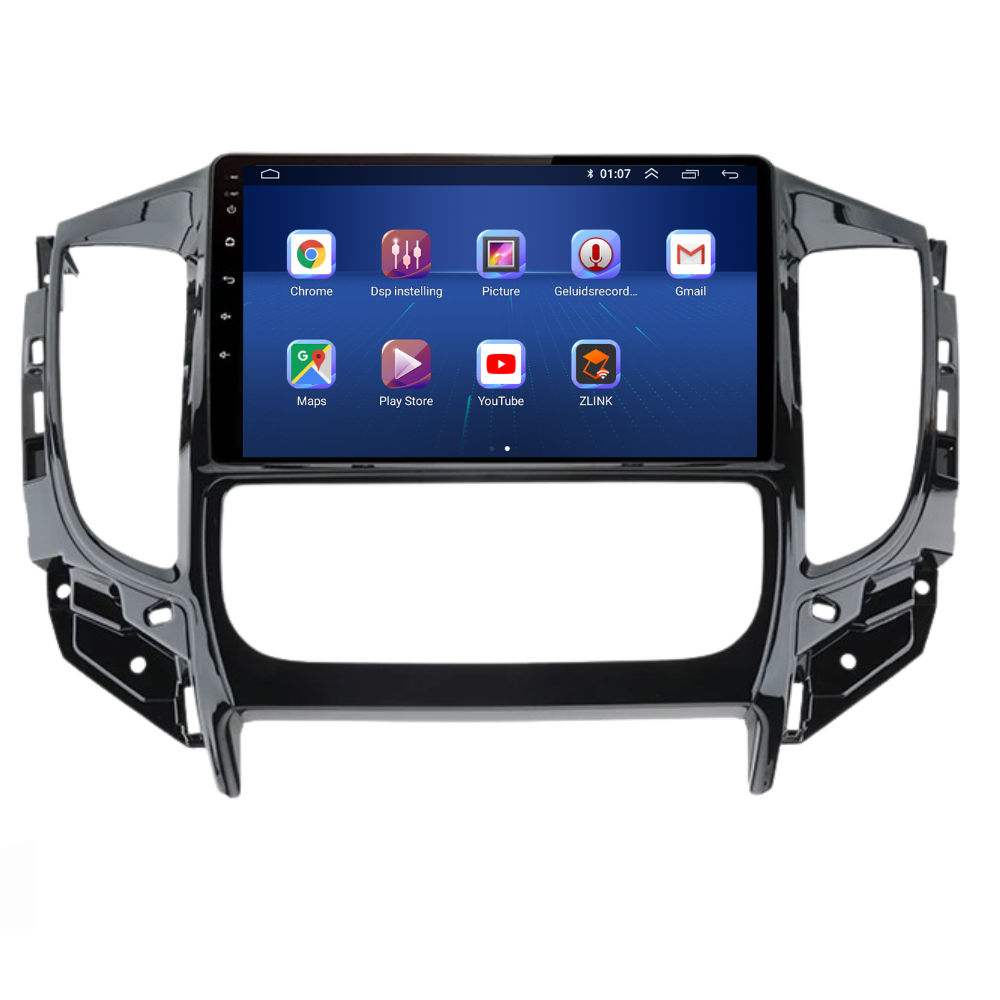 Mitsubishi Tritón | Androide 13 | Radio de coche | 2015 a 2022 | Carplay y Android Auto