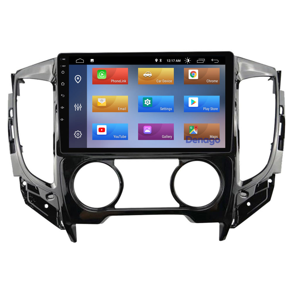 Autoradio CarPlay pour Mitsubishi Triton (2015-2018) | Denago DNG-A285 | Écran 9 pouces | Android 13 | CarPlay sans fil & Android Auto