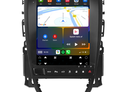 Opel Astra J & Cascada CarPlay autoradio | 2013 t/m 2017 | Eco knop | Denago DNG-3626 | 9.7 inch | Android 13 | Draadloos CarPlay & Android Auto