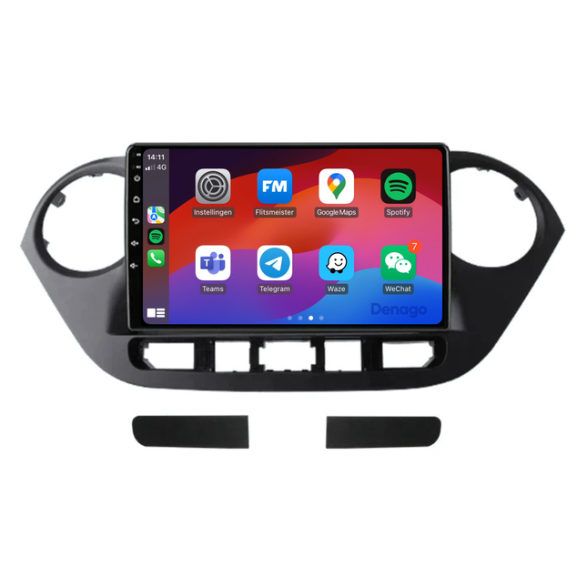 Hyundai i10 Autoradio | 2014 t/m 2017 | Android 13 & CarPlay