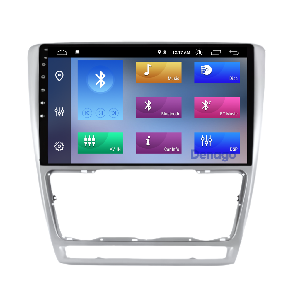 Radio para coche Skoda Octavia CarPlay | 2006 a 2013 | Denago DNG-A31 | 9 pulgadas | Androide 13 | CarPlay inalámbrico y Android Auto