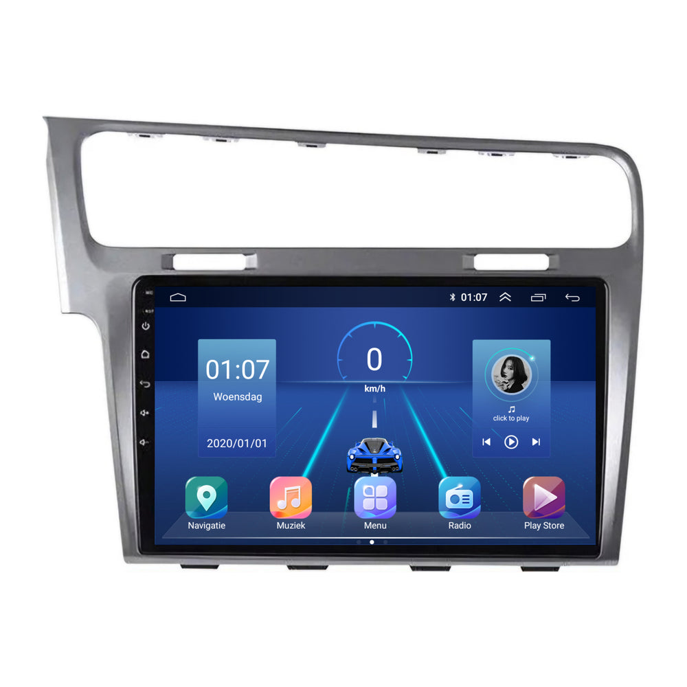 Volkswagen Golf 7 | Android 13 | Autoradio | 2012 t/m 2020 | Carplay & Android Auto | Zilver