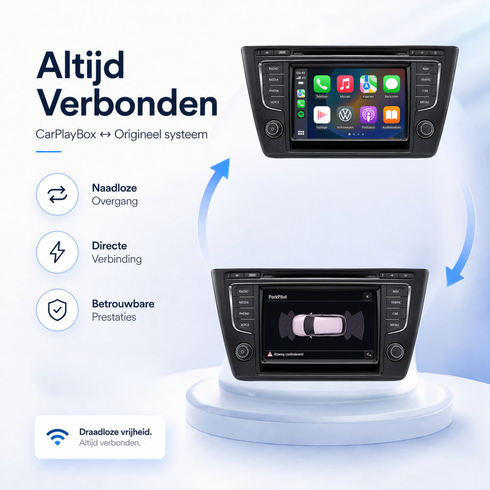 Volkswagen Tiguan | 2016 t/m 2023 | CarPlay & Android Auto Box | MIB