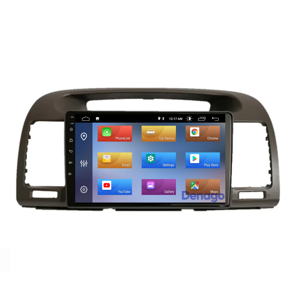 Radio para coche Toyota Camry CarPlay | 2001 a 2007 | Denago DNG-A255 | 9 pulgadas | Androide 13 | CarPlay inalámbrico y Android Auto