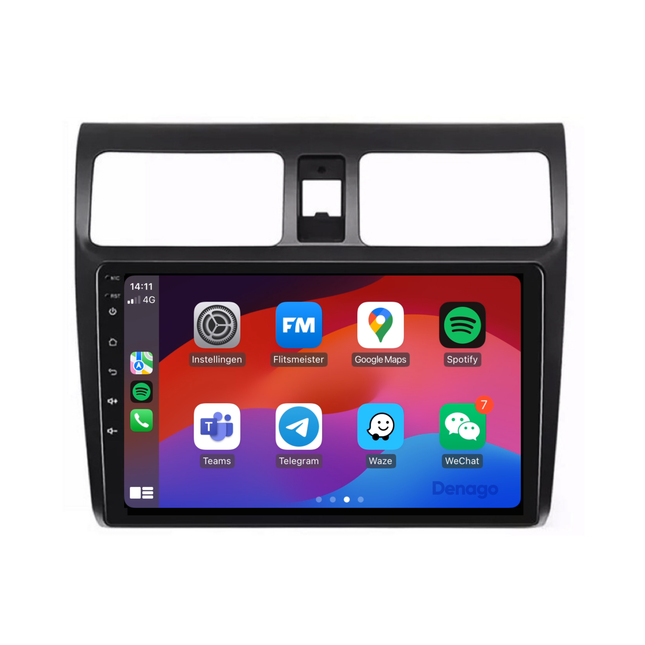 Suzuki Swift CarPlay autoradio | 2004 t/m 2010 | Denago DNG-A04 | 10 inch | Android 13 | Draadloos CarPlay & Android Auto