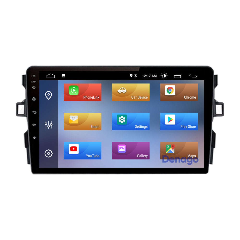 Autoradio Toyota Auris compatible CarPlay | 2006 à 2012 | Denago DNG-A288 | Écran 9 pouces | Android 13 | CarPlay sans fil & Android Auto