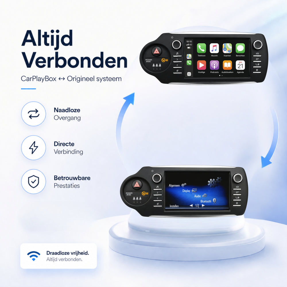 Toyota Yaris | 2017 t/m 2020 | CarPlay & Android Auto Box | Touch 2 | Pioneer