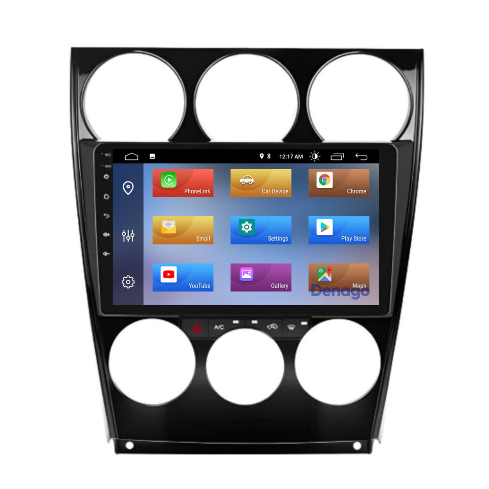 Mazda 6 CarPlay car radio | 2002 to 2007 | Denago DNG-A130 | 9 inches | Android 13 | Wireless CarPlay & Android Auto