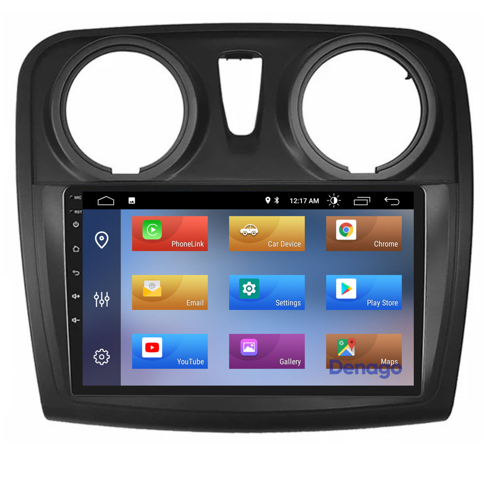 Radio de coche Dacia Sandero CarPlay | 2013 a 2020 | Denago DNG-A153 | 9 pulgadas | Androide 13 | CarPlay inalámbrico y Android Auto
