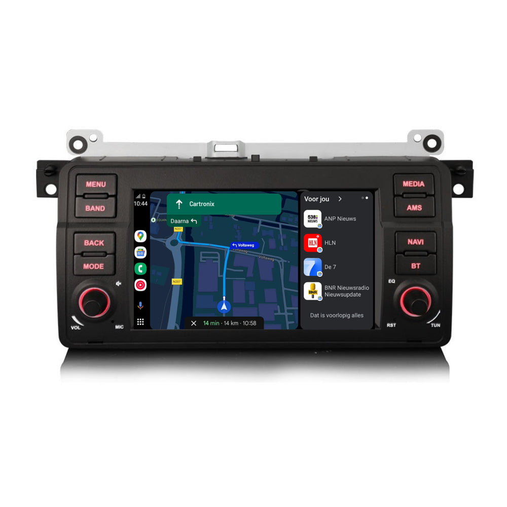 Radio para coche BMW Serie 3 CarPlay | Android Auto | radio de coche | 1999 a 2005 | Androide 14 | 4+64GB