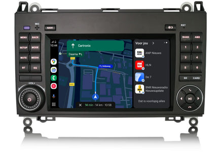CarPlay voor Mercedes Sprinter Vito Viano | Android Auto Autoradio | Android 14 | 4+64GB