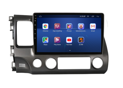 Honda Civic CarPlay | Android 13 | Autoradio | 2007 t/m 2011 | Carplay & Android Auto