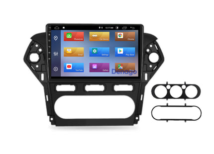 Ford Mondeo CarPlay autoradio | 2003 t/m 2014 | Denago DNG-A205 | 9 inch | Android 13 | Draadloos CarPlay & Android Auto | Zwart frame