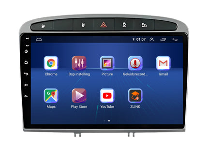 Peugeot 408 / 308 | Android 13 | Autoradio | 2007 t/m 2013 | CarPlay & Android Auto