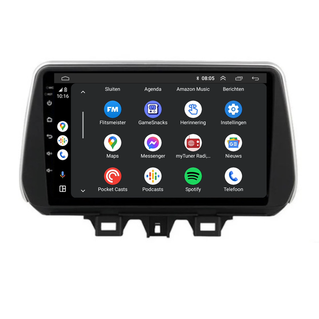 Hyundai Tucson | Android 13 | Autoradio | 2018 t/m 2019 | Carplay & Android Auto