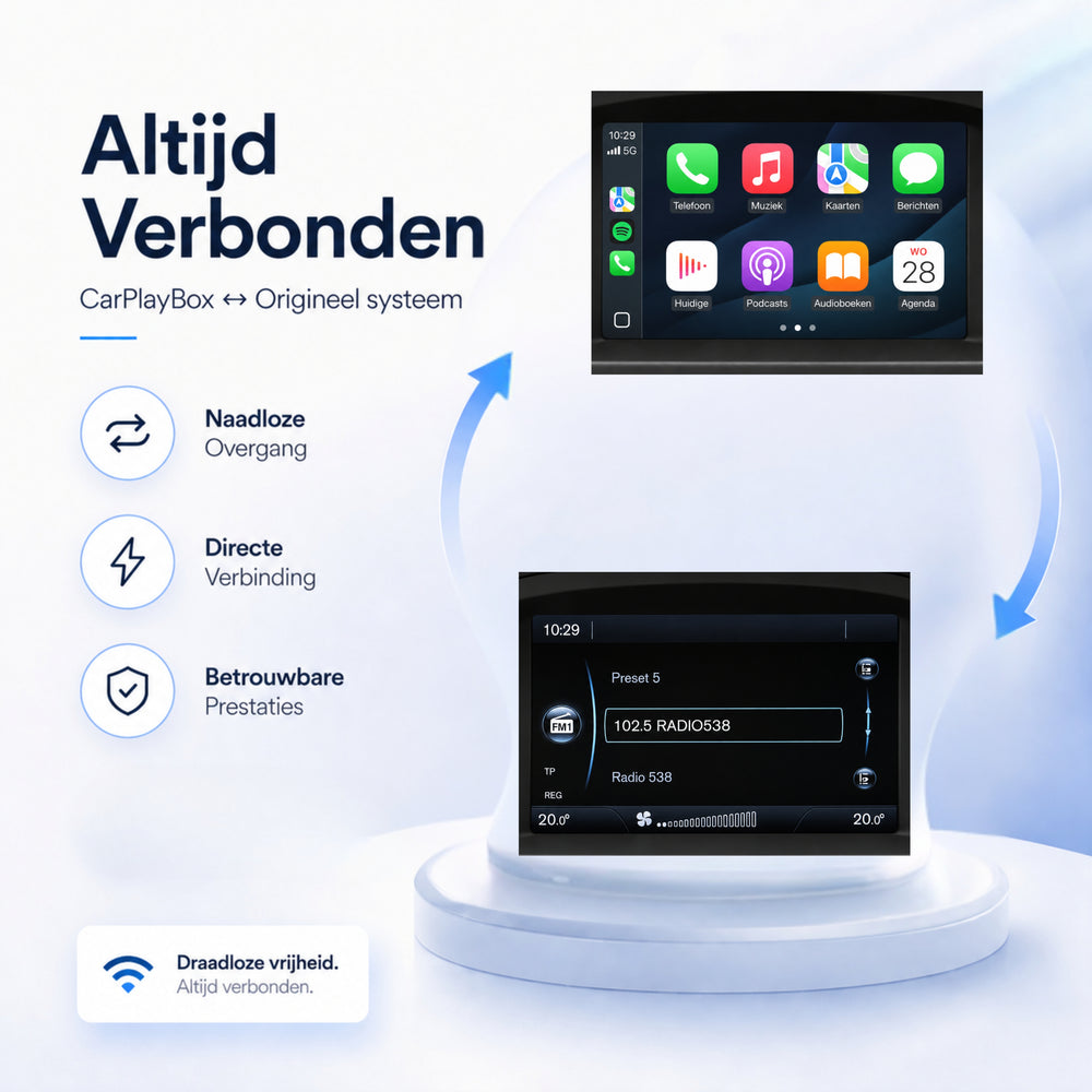Volvo V70 | 2011 t/m 2014 | CarPlay & Android Auto Box | Sensus
