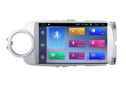 Toyota Yaris CarPlay autoradio | 2011 t/m 2019 | Denago DNG-A286 | 9 inch | Android 13 | Zilver | Draadloos CarPlay & Android Auto