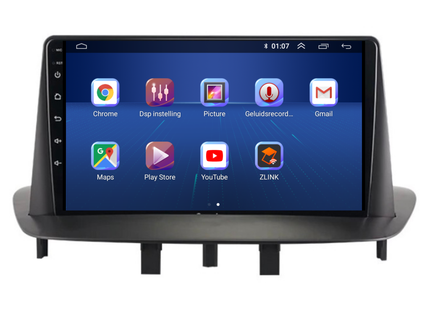 Renault Megane 3 | Fluence | Android 13 | Autoradio | 2008 t/m 2016 | Carplay & Android Auto