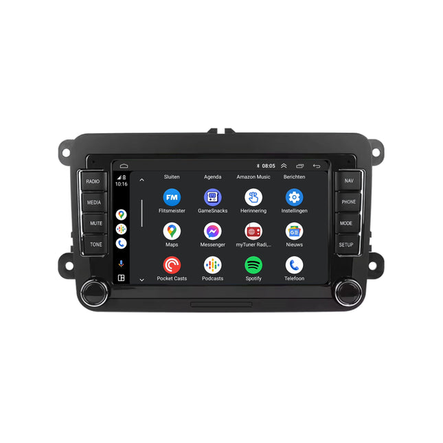 7 INCH Volkswagen Draadloos CarPlay | 4+64GB | Android 13