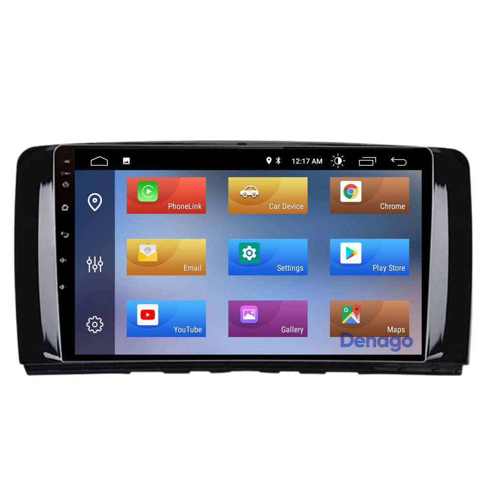 Radio para coche Mercedes Clase R CarPlay | 2005 a 2013 | Denago DNG-A190 | 9 pulgadas | Androide 13 | CarPlay inalámbrico y Android Auto