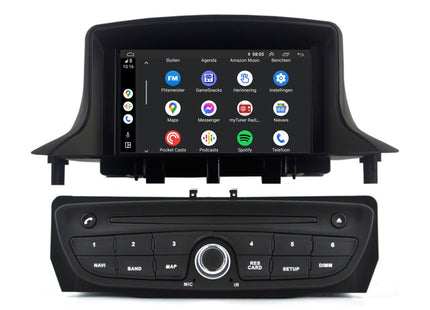 Renault Megane 3 & Fluence | Android 14 | Autoradio | 2008 t/m 2016 | CarPlay & Android Auto | 4+64GB