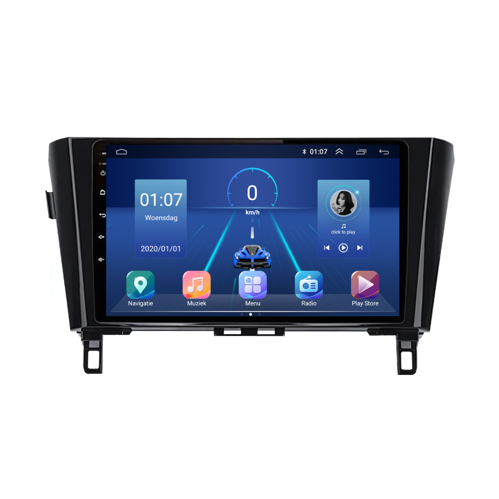 Nissan Qashqai | X-Trail | Androide 13 | Radio de coche | 2014 a 2021 | Carplay y Android Auto