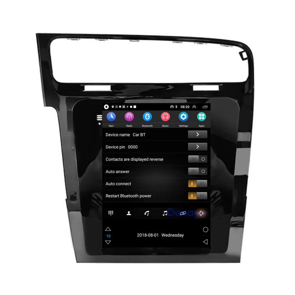 Volkswagen Golf 7 | 2012 t/m 2016 | Carplay & Android auto | Android 13 Autoradio Navigatie