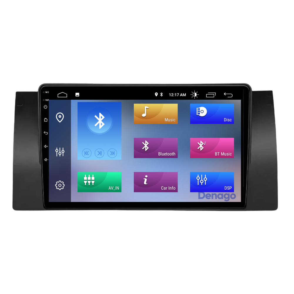 Radio de coche BMW X5 E53 CarPlay | 2000 a 2006 | Denago DNG-A44 | 9 pulgadas | Androide 13 | CarPlay inalámbrico y Android Auto