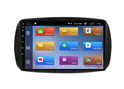 Smart Fortwo & Autoradio Forfour CarPlay | 2015 à 2019 | Denago DNG-A197 | Écran 9 pouces | Android 13 | CarPlay sans fil & Android Auto