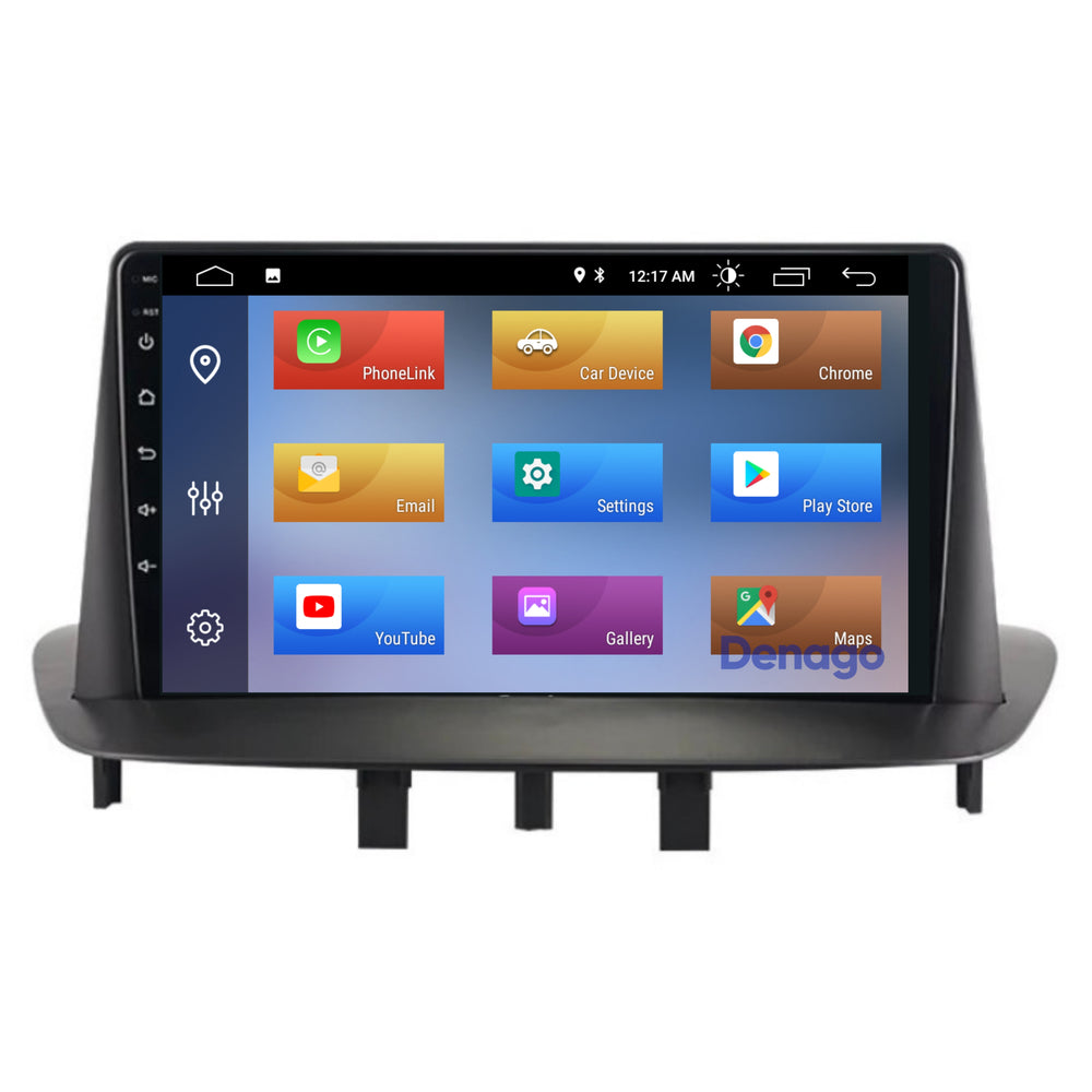 Renault Mégane III CarPlay autoradio | 2008 t/m 2016 | Denago DNG-A176 | 9 inch | Android 13 | Draadloos CarPlay & Android Auto