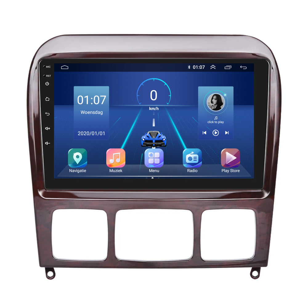 Mercedes Clase S | Android 13 l Radio de coche | 1999 a 2005 | Carplay y Android Auto