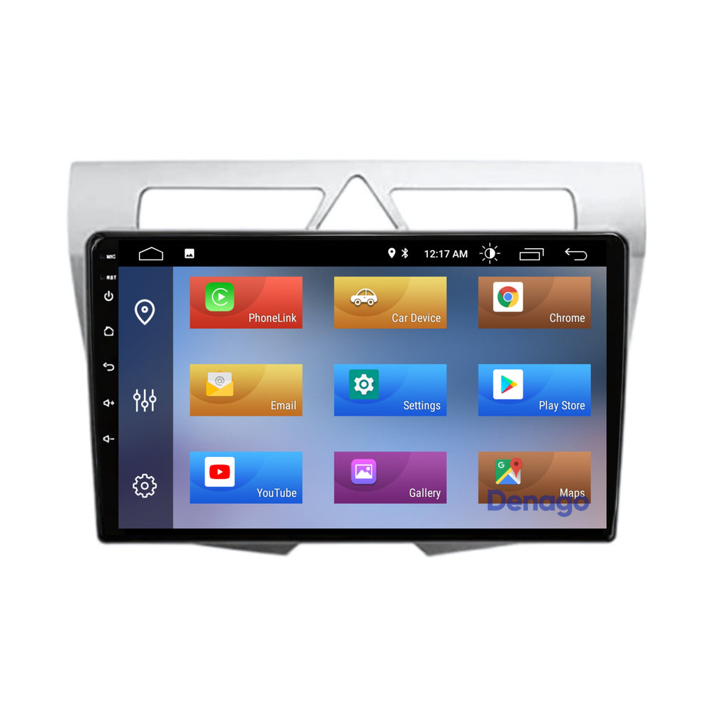 Radio de coche Kia Picanto CarPlay | 2008 a 2010 | Denago DNG-A88 | 9 pulgadas | Androide 13 | CarPlay inalámbrico y Android Auto | Marco plateado