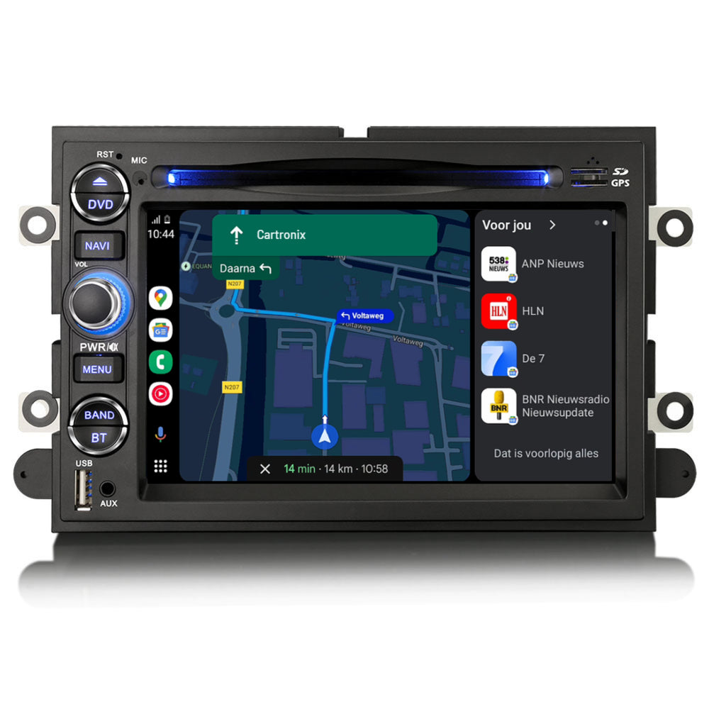Ford Mustang & Edge | Carplay & Android Auto | 2005 t/m 2010 | Android 14 | 4+64GB