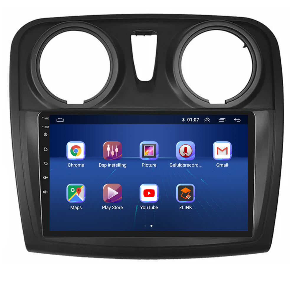 Dacia Sandero | Android 13 | Autoradio | 2013 t/m 2020 | Carplay & Android Auto