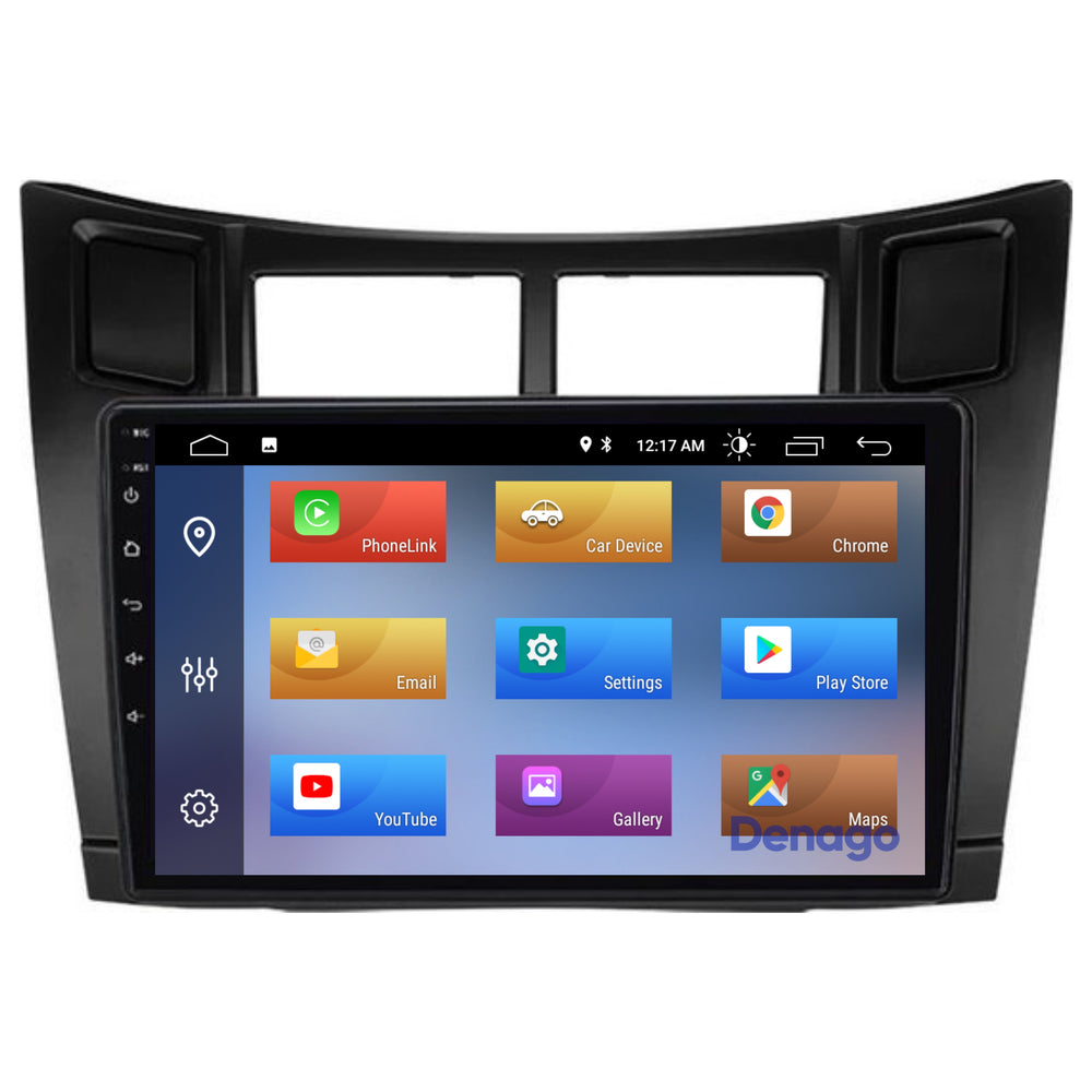 Radio para coche Toyota Yaris CarPlay | 2005 a 2012 | Denago DNG-A297 | 9 pulgadas | Androide 13 | CarPlay inalámbrico y Android Auto