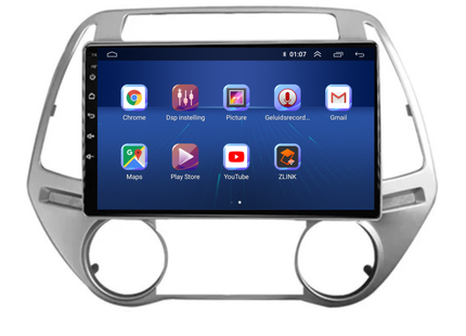 Hyundai i20 | Android 13 | Autoradio | 2008 t/m 2014 | CarPlay & Android Auto