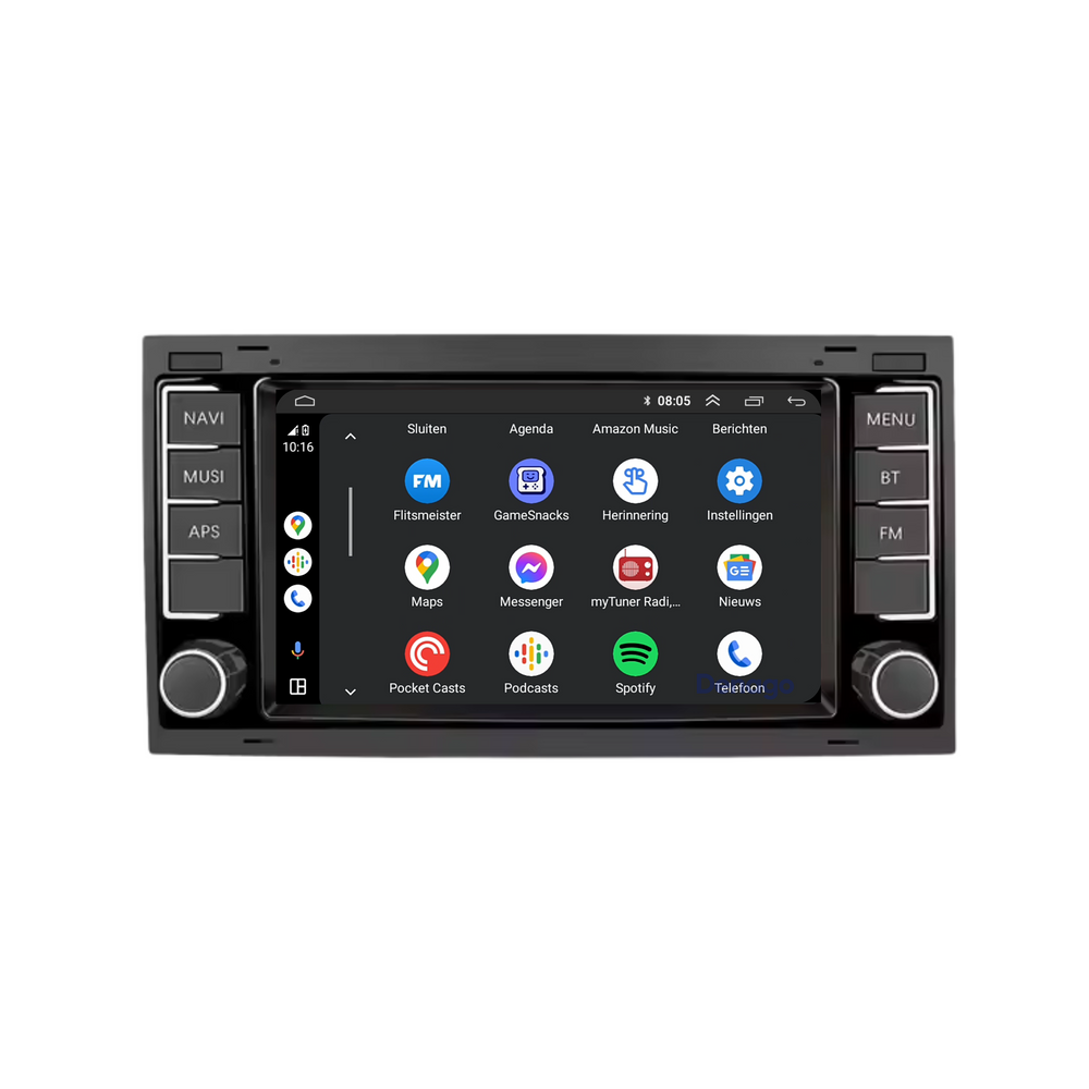 Volkswagen Touareg | T5 | Radio de coche | Androide 13 | Carplay y Android automático