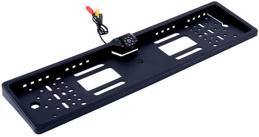 Reversing camera in license plate holder | 8 LED
