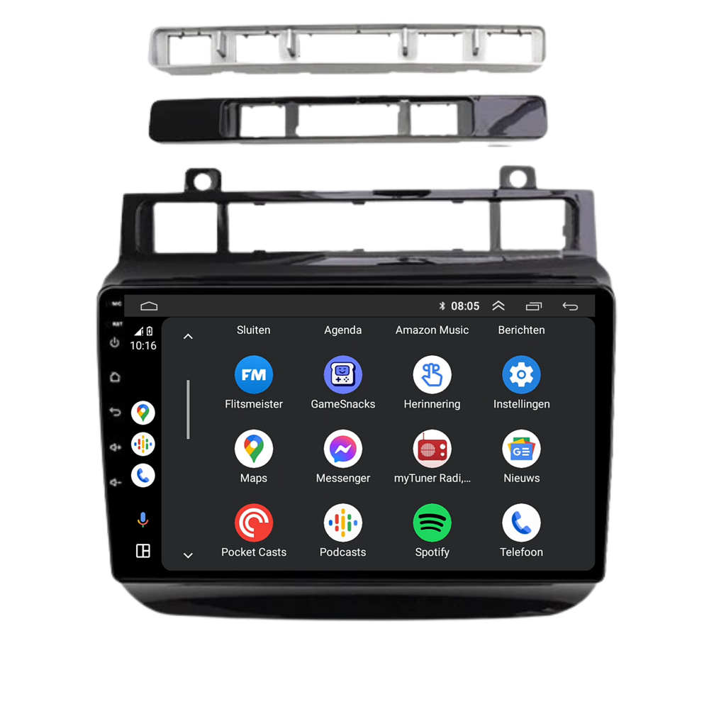 Volkswagen Touareg | Androide 13 | Radio de coche | 2011 a 2017 | Carplay y Android Auto