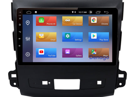 Mitsubishi Outlander CarPlay autoradio | 2008 t/m 2012 | Denago DNG-A170 | 9 inch | Android 13 | Draadloos CarPlay & Android Auto