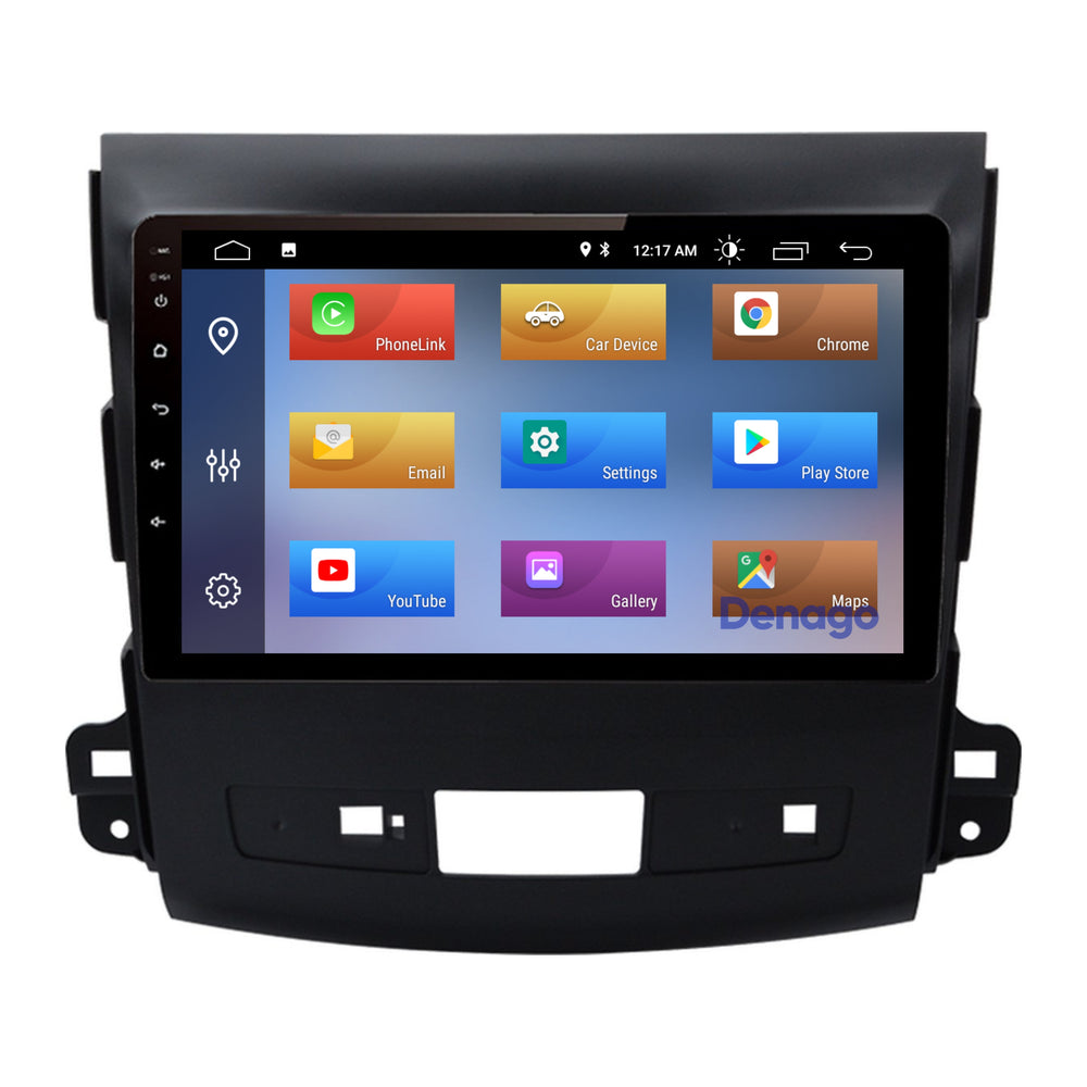 Radio para coche Mitsubishi Outlander CarPlay | 2008 a 2012 | Denago DNG-A170 | 9 pulgadas | Androide 13 | CarPlay inalámbrico y Android Auto