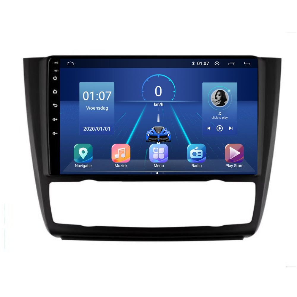 BMW Serie 1 E87 | E81 | E82 | E88 | Androide 13 | Radio de coche | 2004 a 2012 | CarPlay y Android Auto