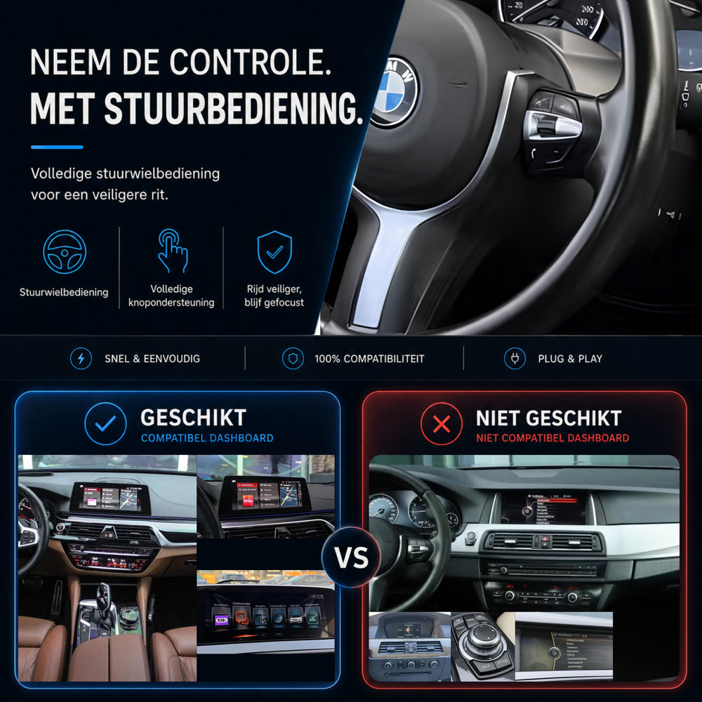 BMW 6 Serie F06/F12/F13 | 2016 t/m 2020 | CarPlay & Android Auto Box | NBT EVO