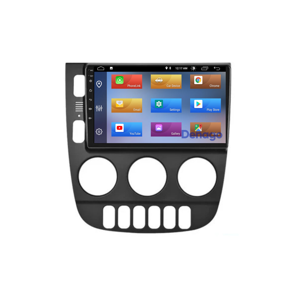 Radio para coche Mercedes ML CarPlay | 1999 a 2004 | Denago DNG-A221 | 9 pulgadas | Androide 13 | CarPlay inalámbrico y Android Auto | Marco negro