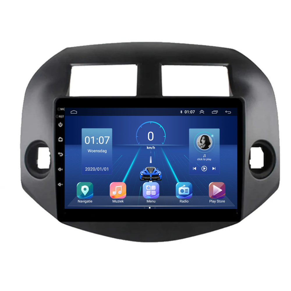 Toyota RAV4 | Android 13 | Car radio | 2007 to 2012 | CarPlay & Android Auto