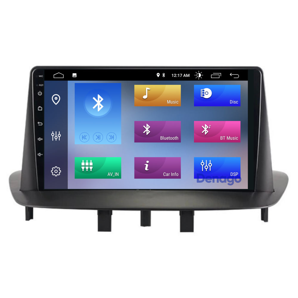 Renault Mégane III CarPlay autoradio | 2008 t/m 2016 | Denago DNG-A176 | 9 inch | Android 13 | Draadloos CarPlay & Android Auto