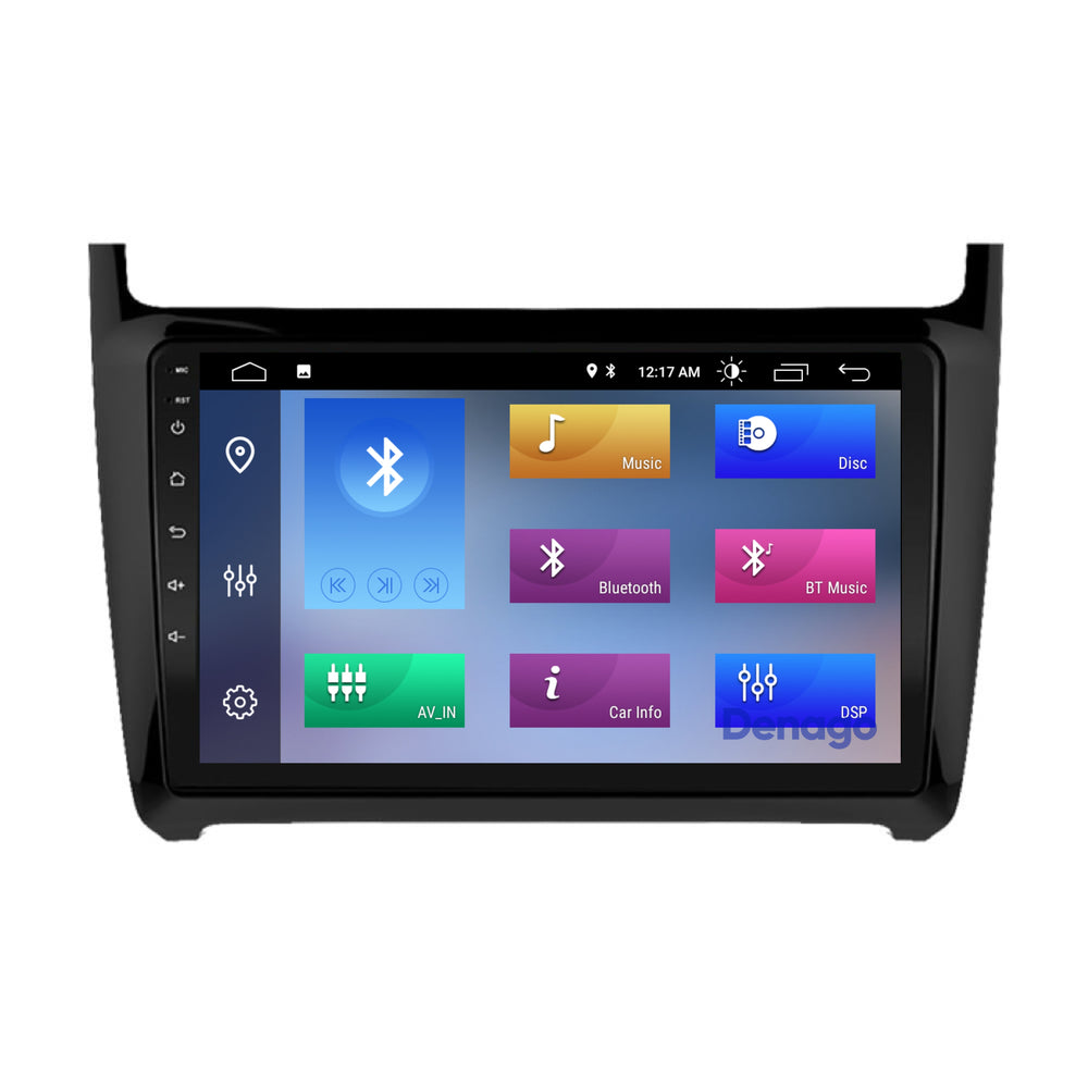 Volkswagen Polo CarPlay car radio | 2009 to 2017 | Denago DNG-A116 | 9 inches | Android 13 | Wireless CarPlay & Android Auto
