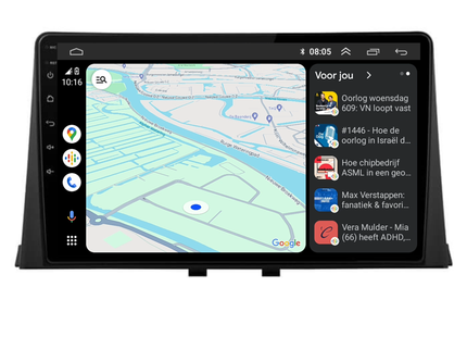 Opel Combo | Citroën Berlingo | Peugeot Partner | Android 13 | Autoradio | 2019 t/m 2023 | Carplay & Android Auto