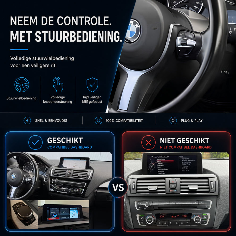Davilon CarPlay y Android Auto Box | Adecuado para BMW Serie 2 | 2016 a 2021