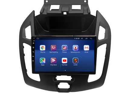 Ford Transit Tourneo Connect Android Autoradio | Zwart | 2013 t/m 2018 | CarPlay